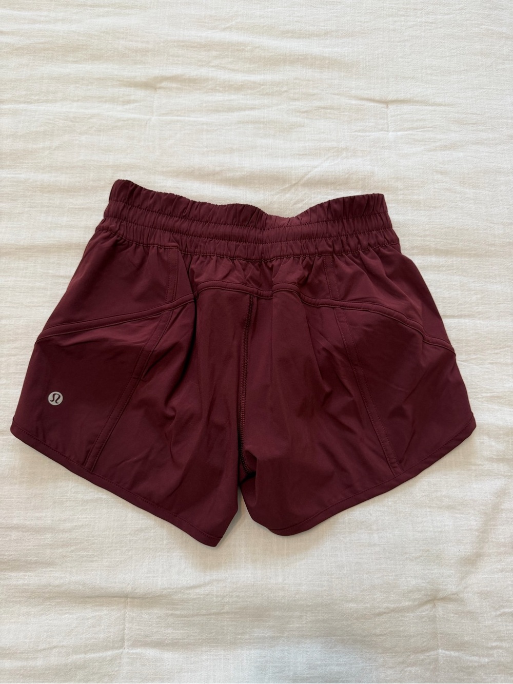 Lululemon Maroon Tracker Shorts - Picture 3 of 3